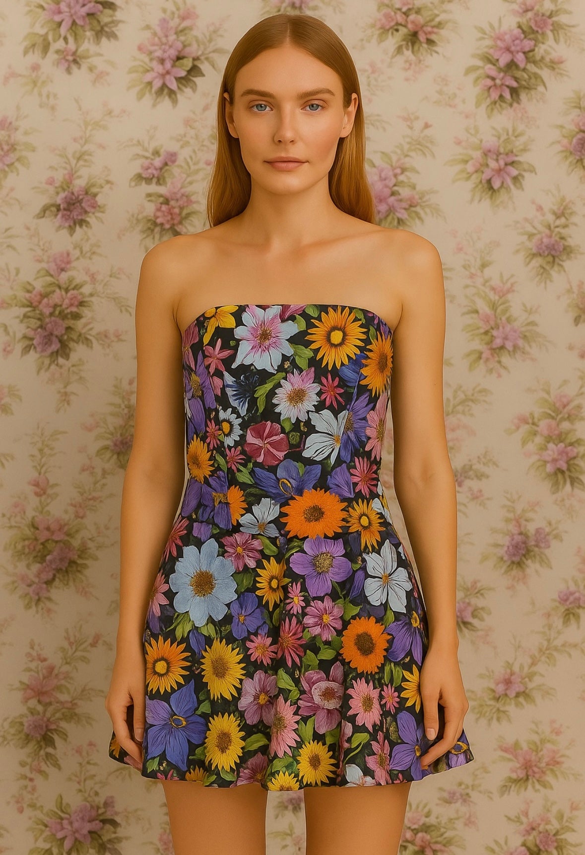 Conjunto Hobo Garden de seda fría