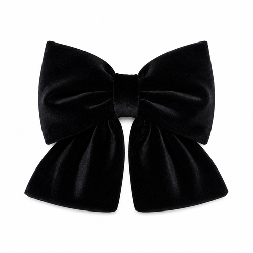 Lazo de terciopelo negro