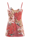 Vestido de tweed bordado